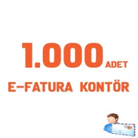 1.000 ADET E-FATURA KONTÖR