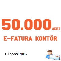 50.000 ADET E-FATURA KONTÖR
