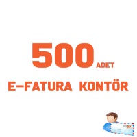 500 ADET E-FATURA KONTÖR